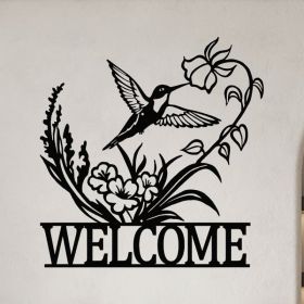 Vintage Metal Wall Art Hanging Set For Home Decor (Option: Wrought iron decoration)